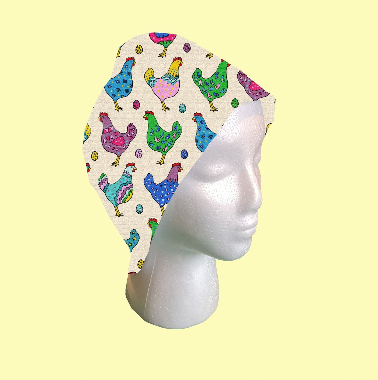 Chickens Scrub Cap by Selina-Jayne