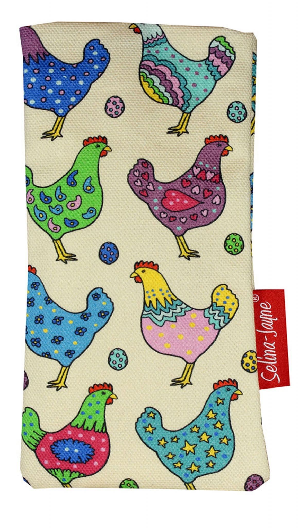 Chickens Soft Glasses Case by Selina-Jayne