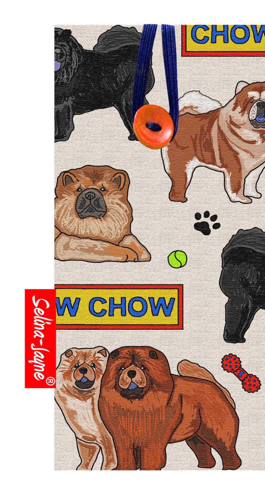 Chow Chow Glasses Case Soft Fabric by Selina-Jayne
