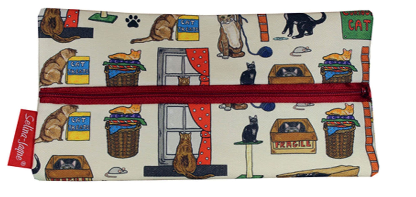 Curious Cats Pencil Case by Selina-Jayne