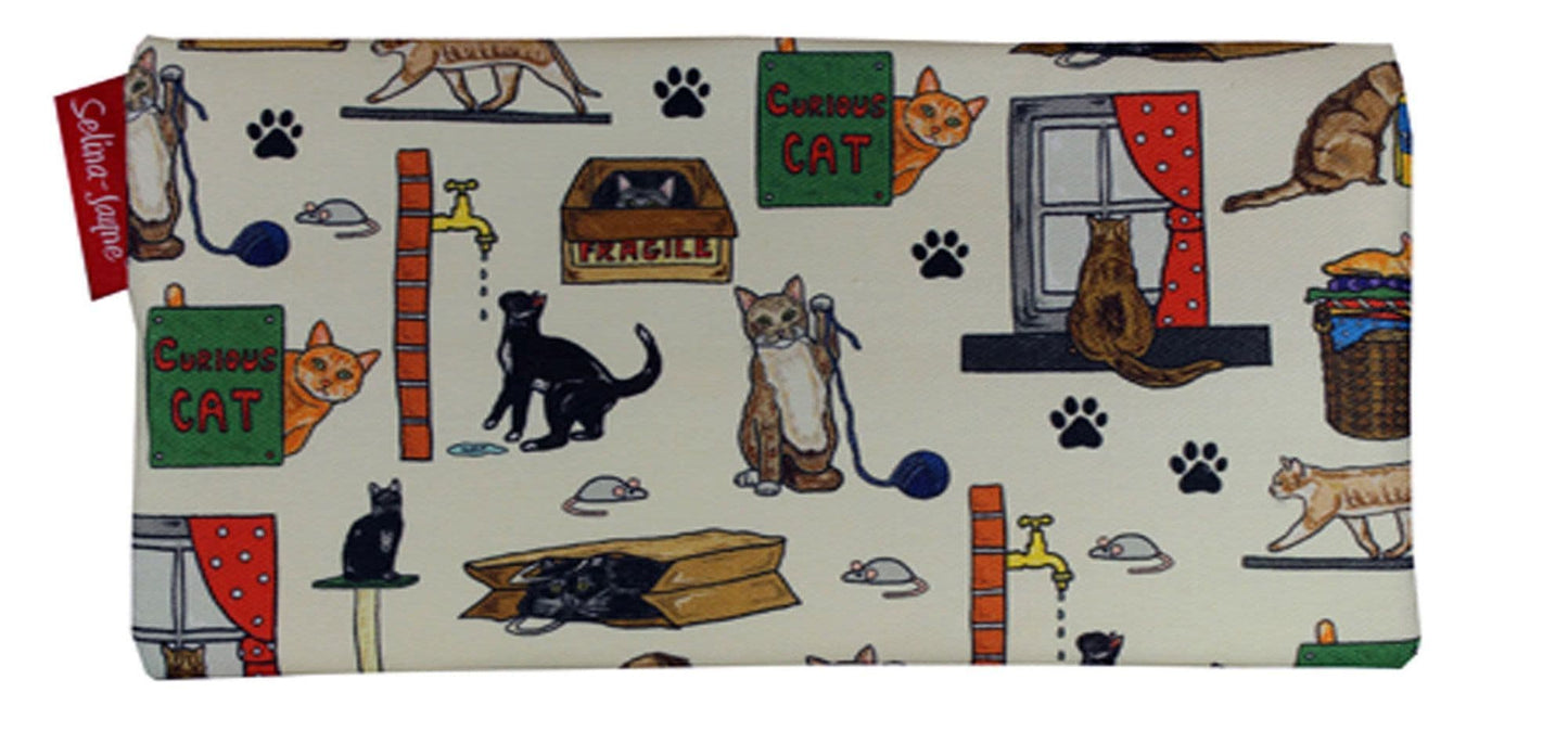 Curious Cats Pencil Case by Selina-Jayne