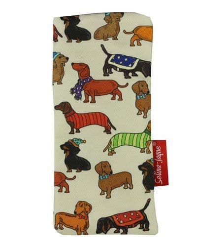 Dachshund Dogs Soft Glasses Case by Selina-Jayne