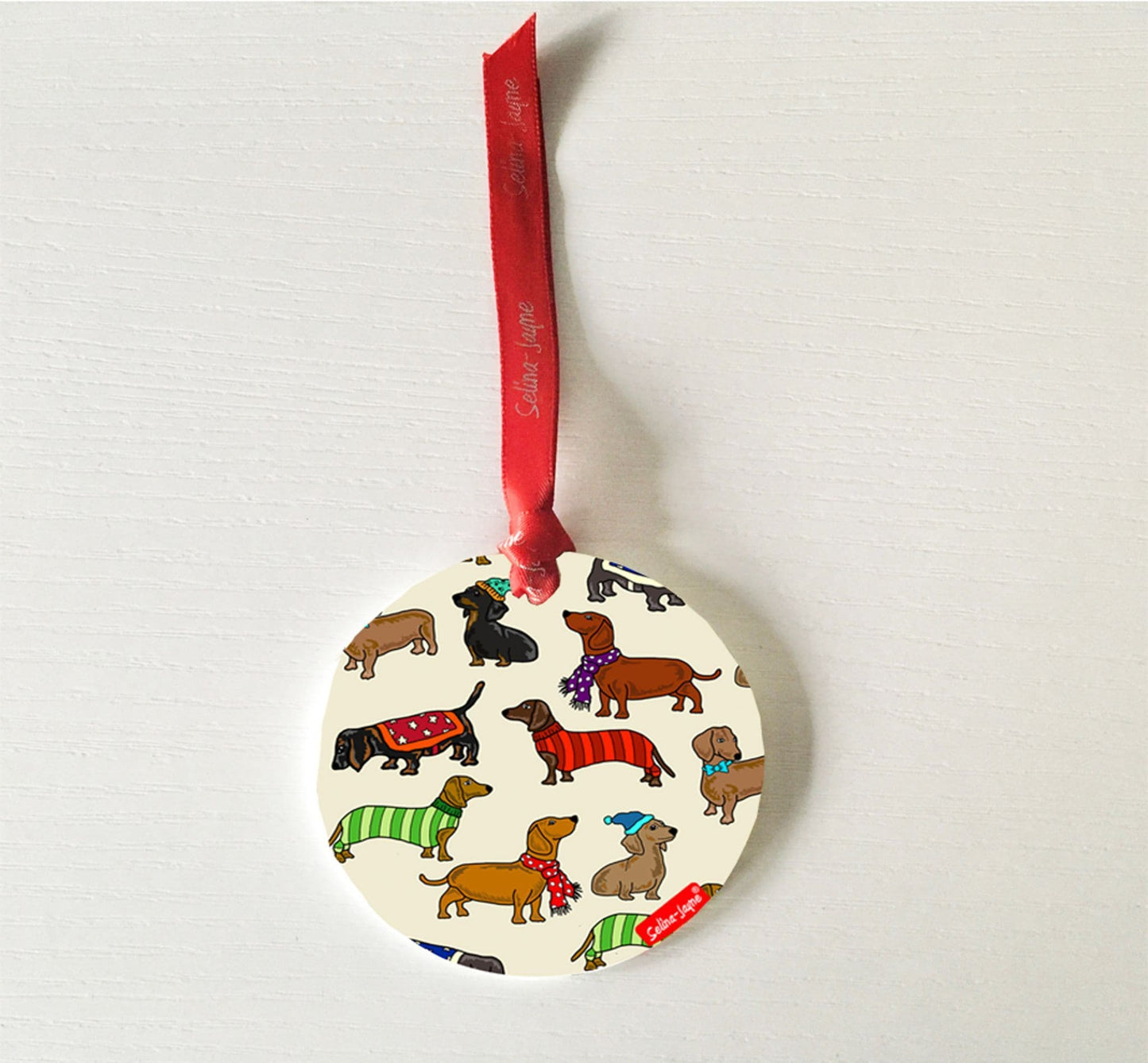 Dachshunds Hanging Decoration by Selina-Jayne