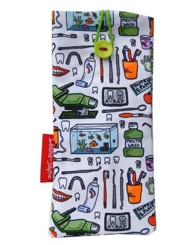 Dentist Soft Glasses Case by Selina-Jayne