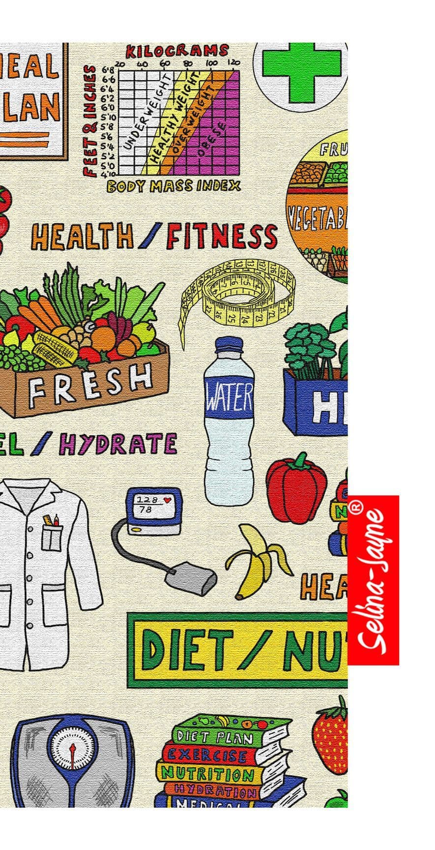 Dietitian Soft Glasses Case by Selina-Jayne