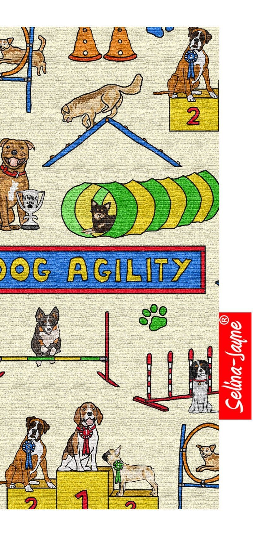 Dog Agility Soft Glasses Case by Selina-Jayne