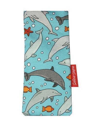 Dolphins Soft Glasses Case by Selina-Jayne