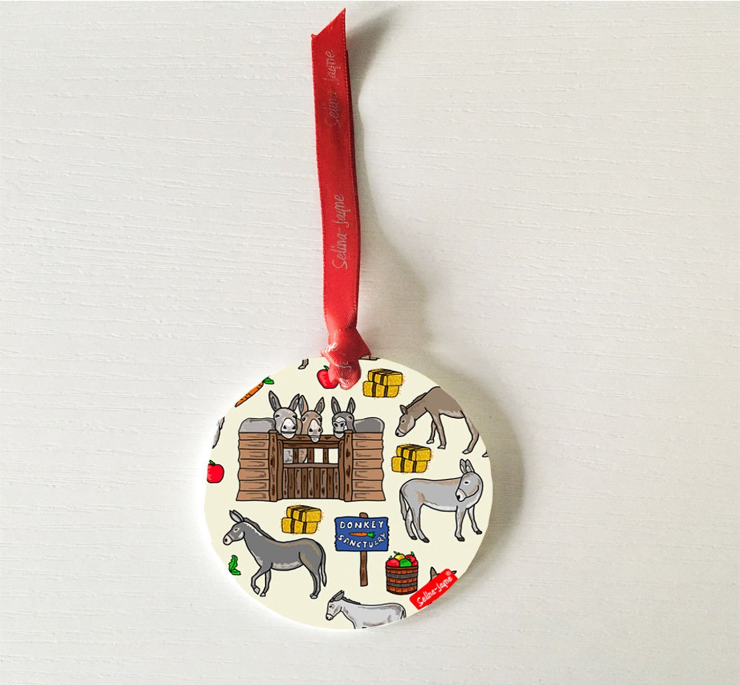 Donkey Hanging Decoration by Selina-Jayne