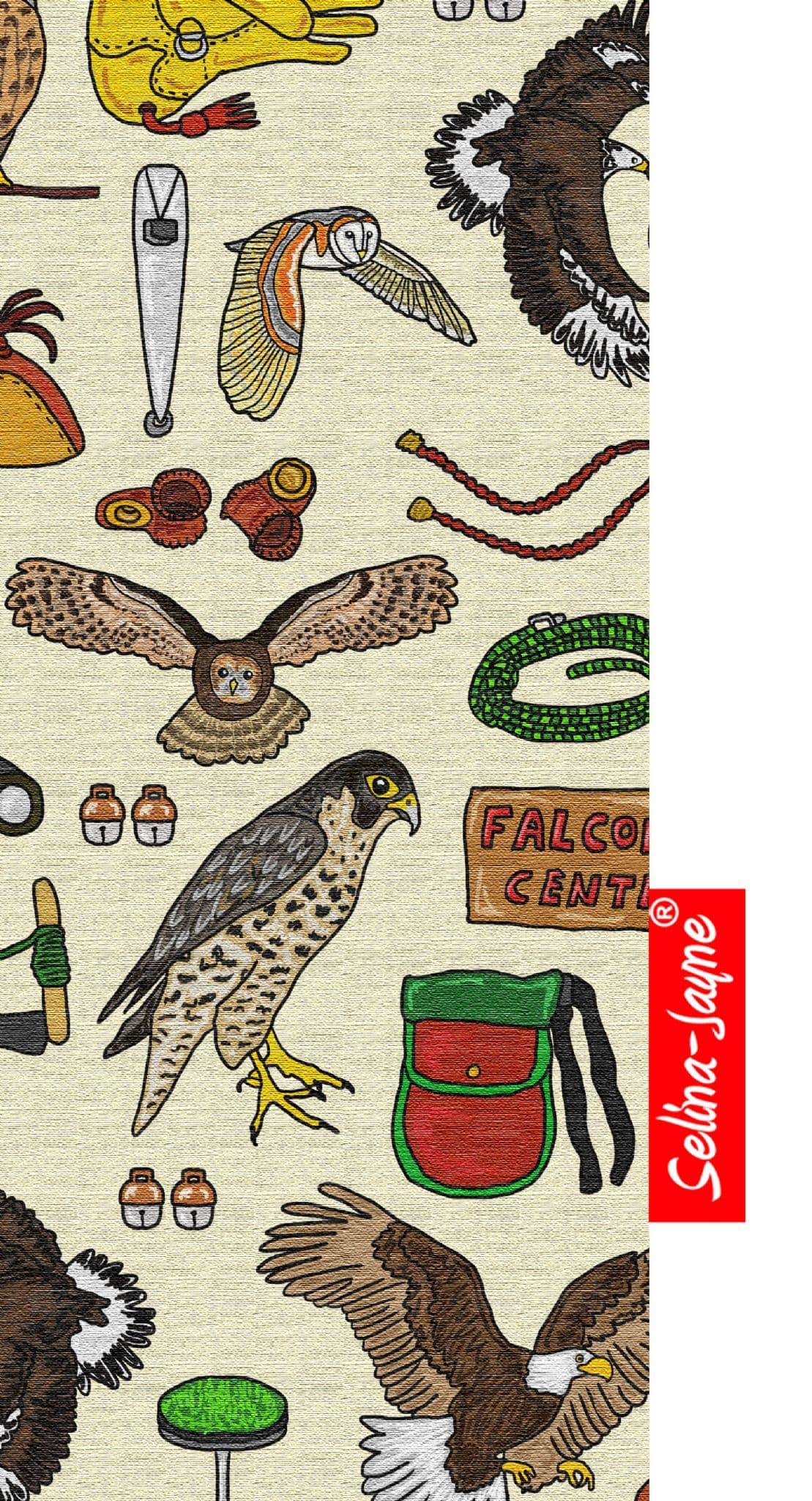 Falconry Soft Glasses Case by Selina-Jayne
