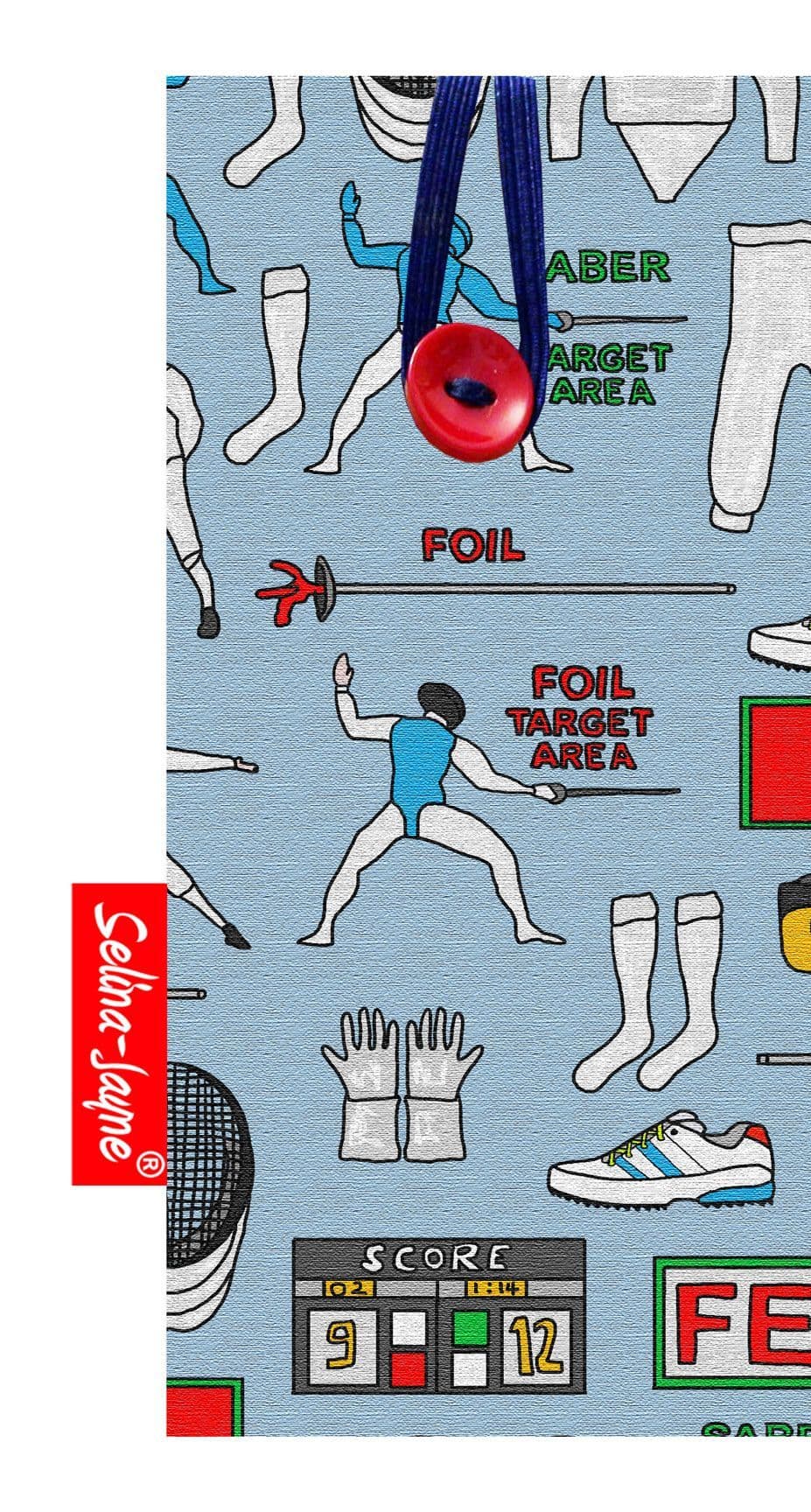 Fencing Soft Glasses Case by Selina-Jayne