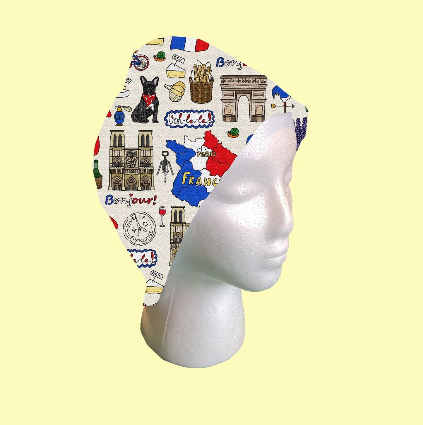 France Scrub Cap by Selina-Jayne
