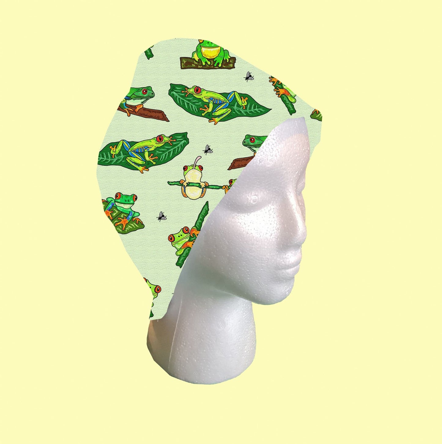 Frogs Scrub Cap by Selina-Jayne