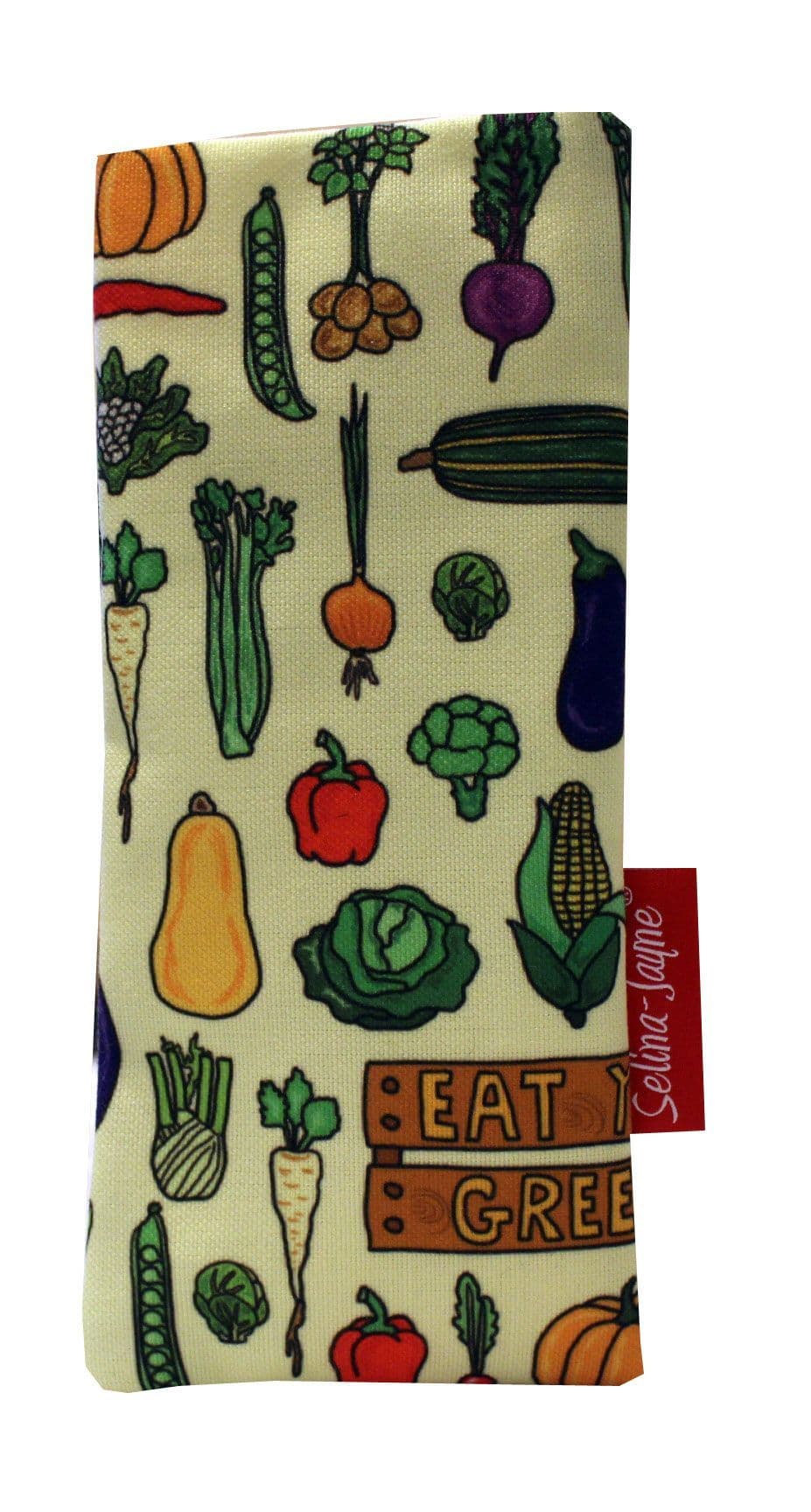 Garden Vegatables Soft Fabric Glasses Case by Selina-Jayne