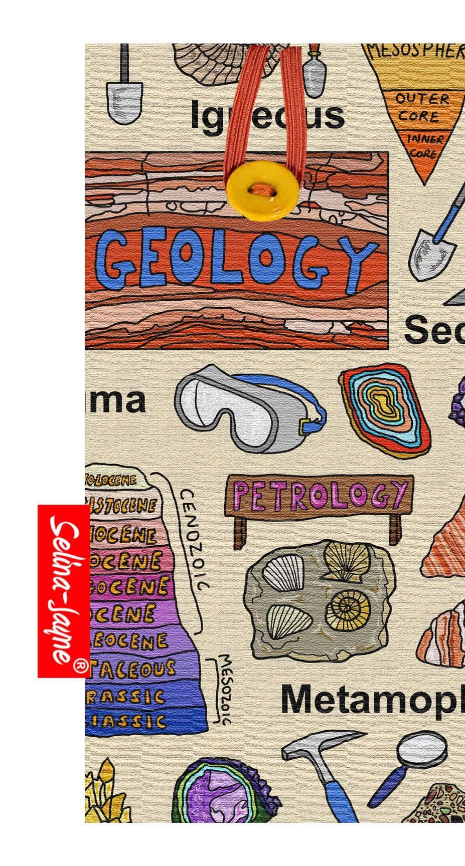 Geology Soft Glasses Case by Selina-Jayne