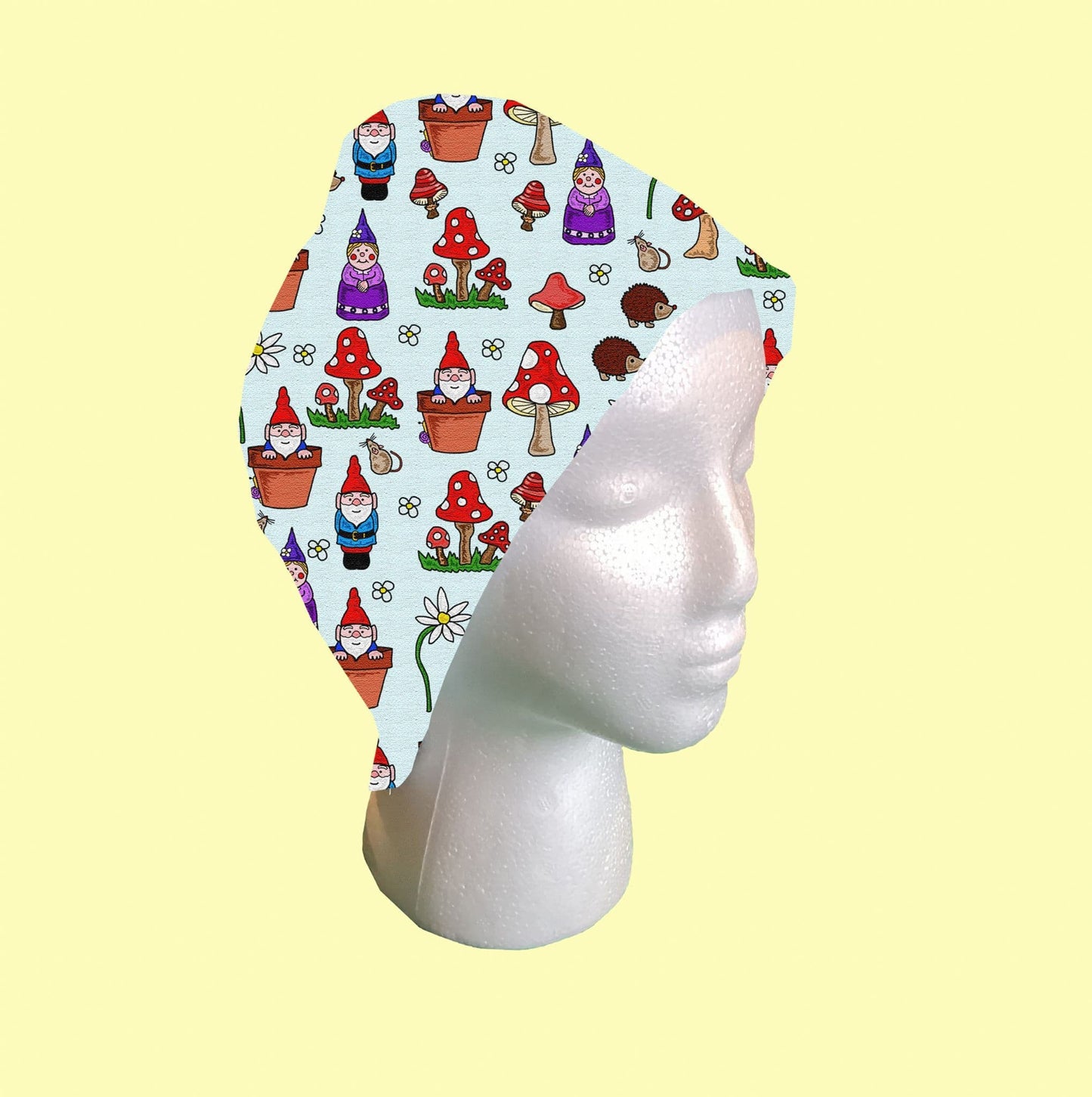 Gnomes Scrub Cap by Selina-Jayne