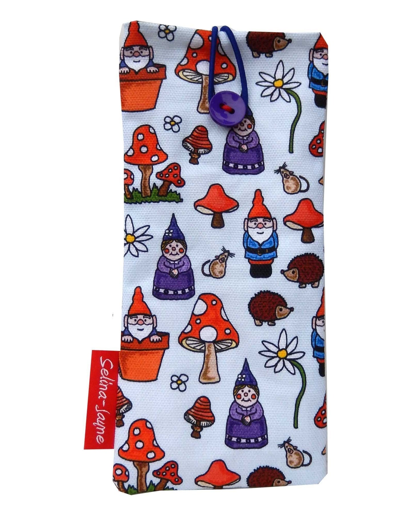 Gnomes Soft Glasses Case by Selina-Jayne