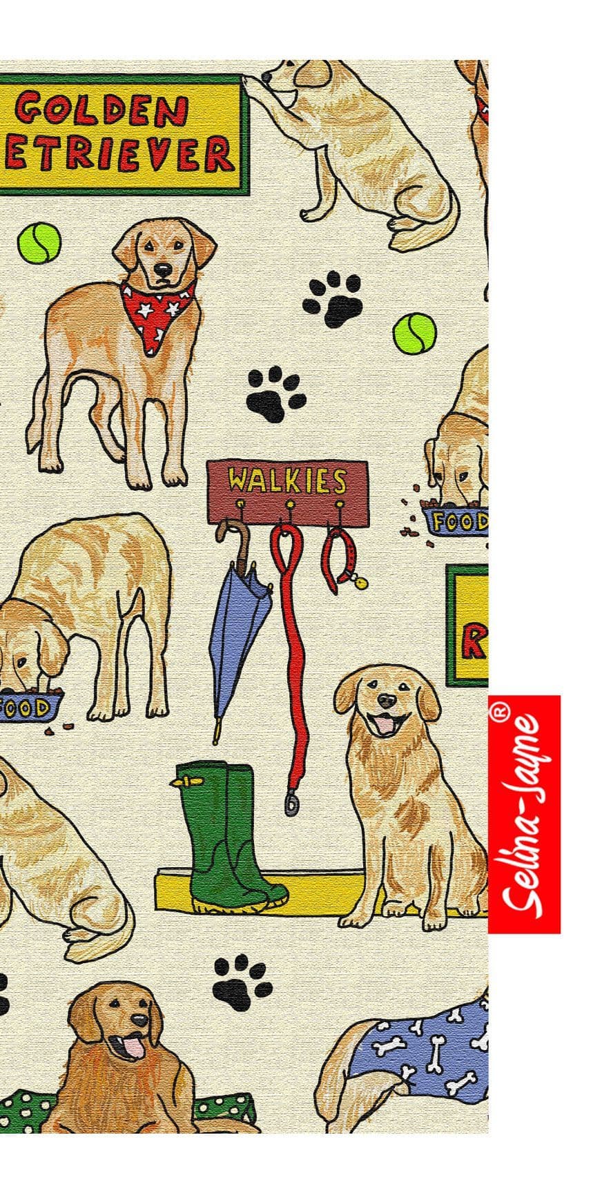 Golden Retriever Soft Glasses Case by Selina-Jayne