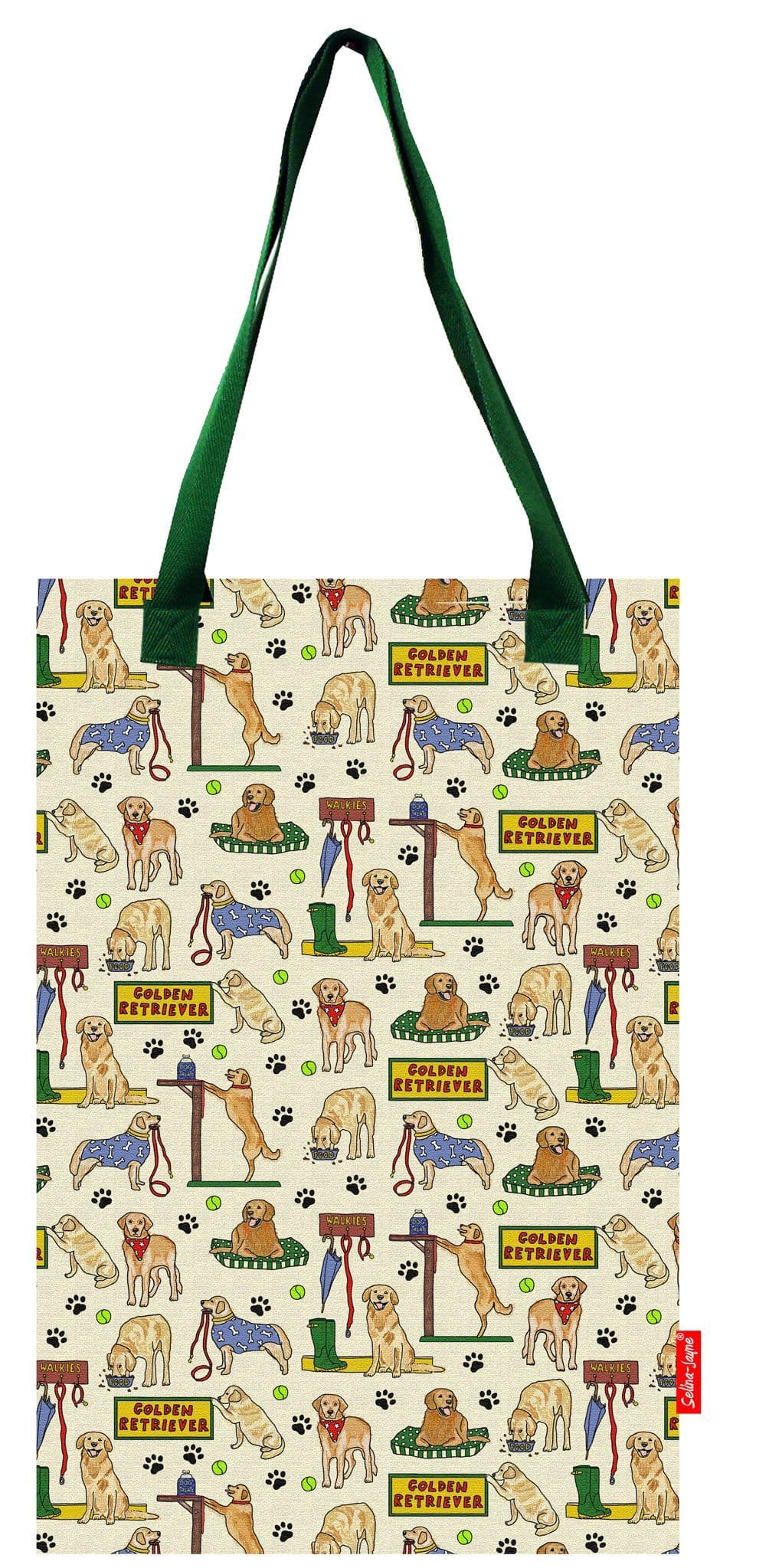 Golden Retriever Tote Bag by Selina-Jayne