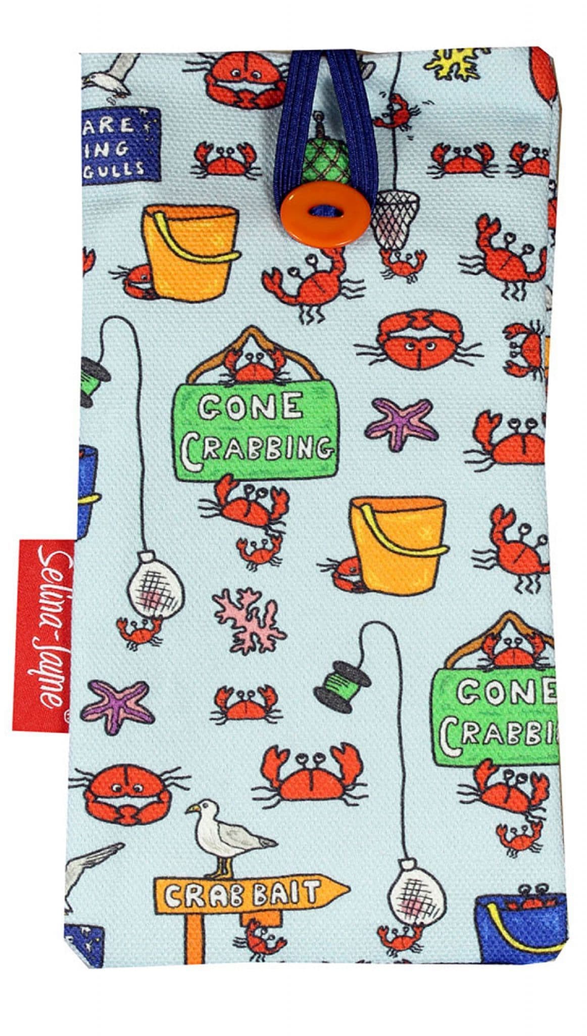 Gone Crabbing Soft Glasses Case by Selina-Jayne