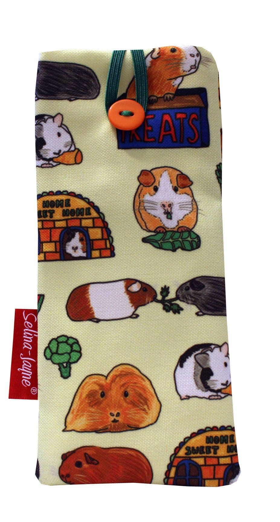 Guinea Pigs Soft Fabric Glasses Case by Selina-Jayne