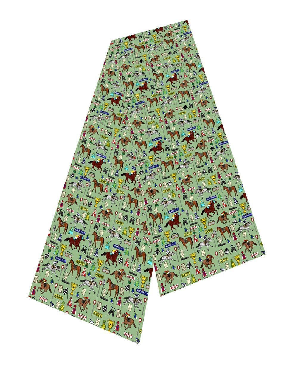Horse Racing Silk Scarf by Selina-Jayne