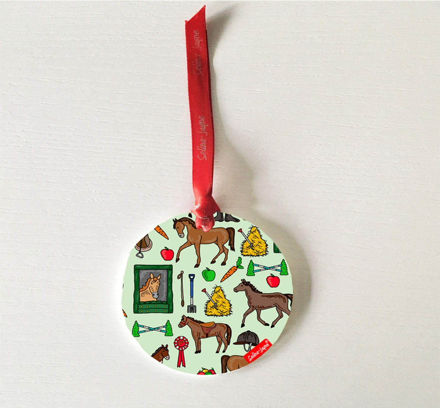 Horses Hanging Decoration by Selina-Jayne