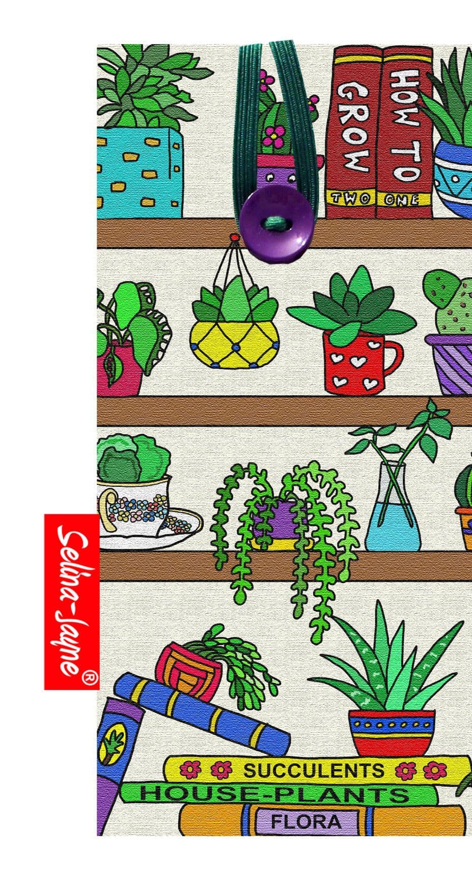 House Plants Glasses Case Soft Fabric by Selina-Jayne