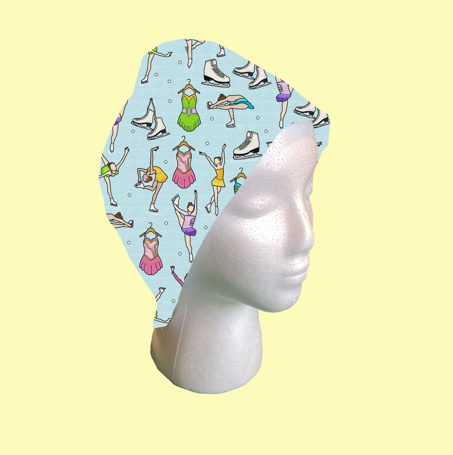 Ice Skating Scrub Cap by Selina-Jayne