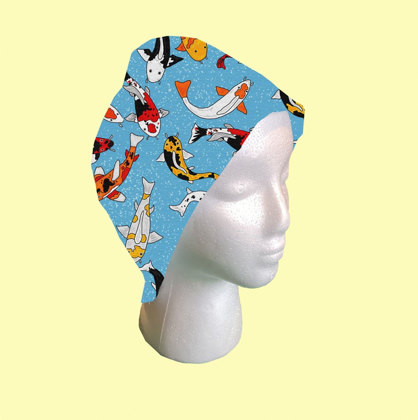 Koi Carp Scrub Cap by Selina-Jayne