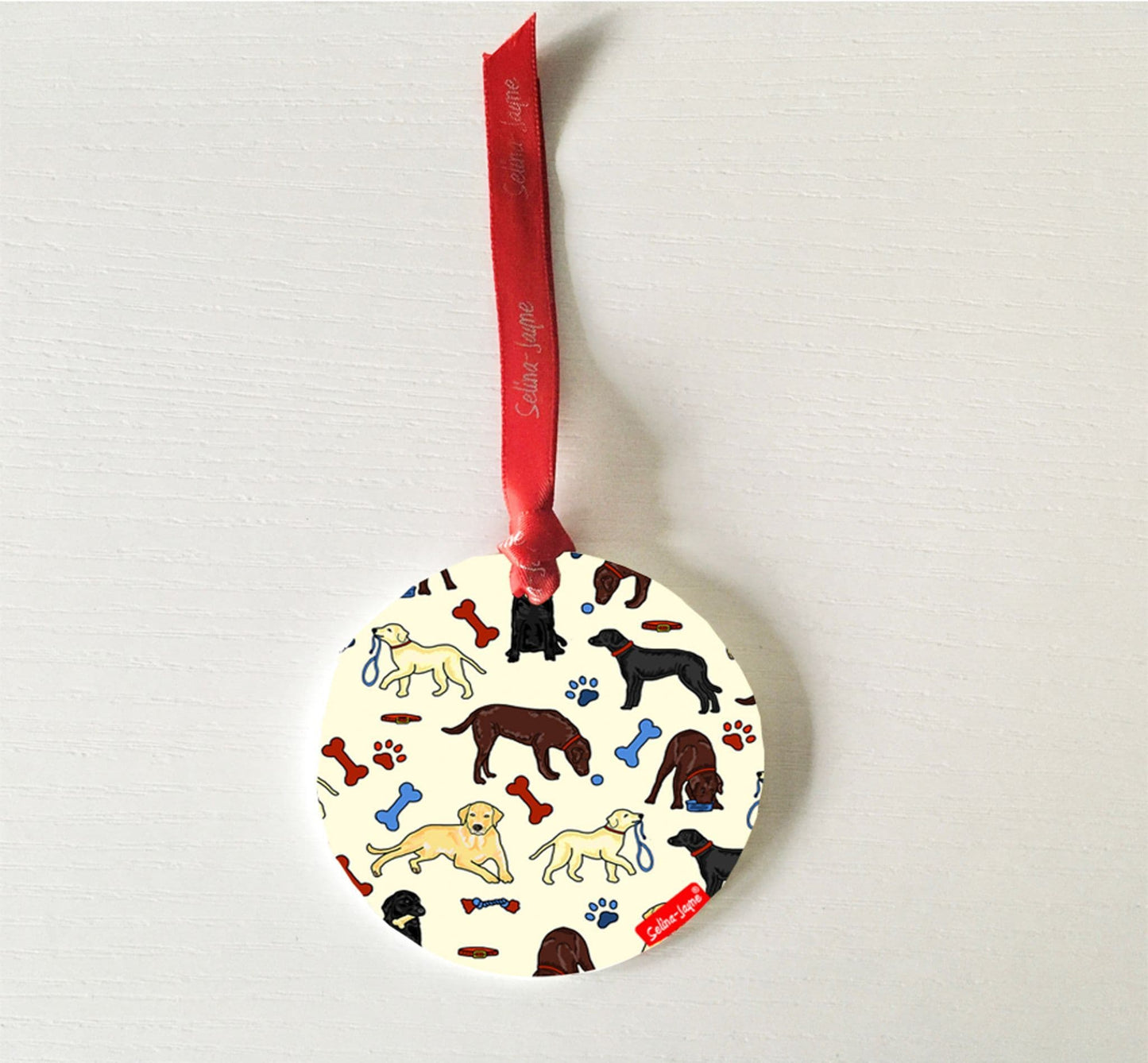 Labradors Hanging Decoration by Selina-Jayne