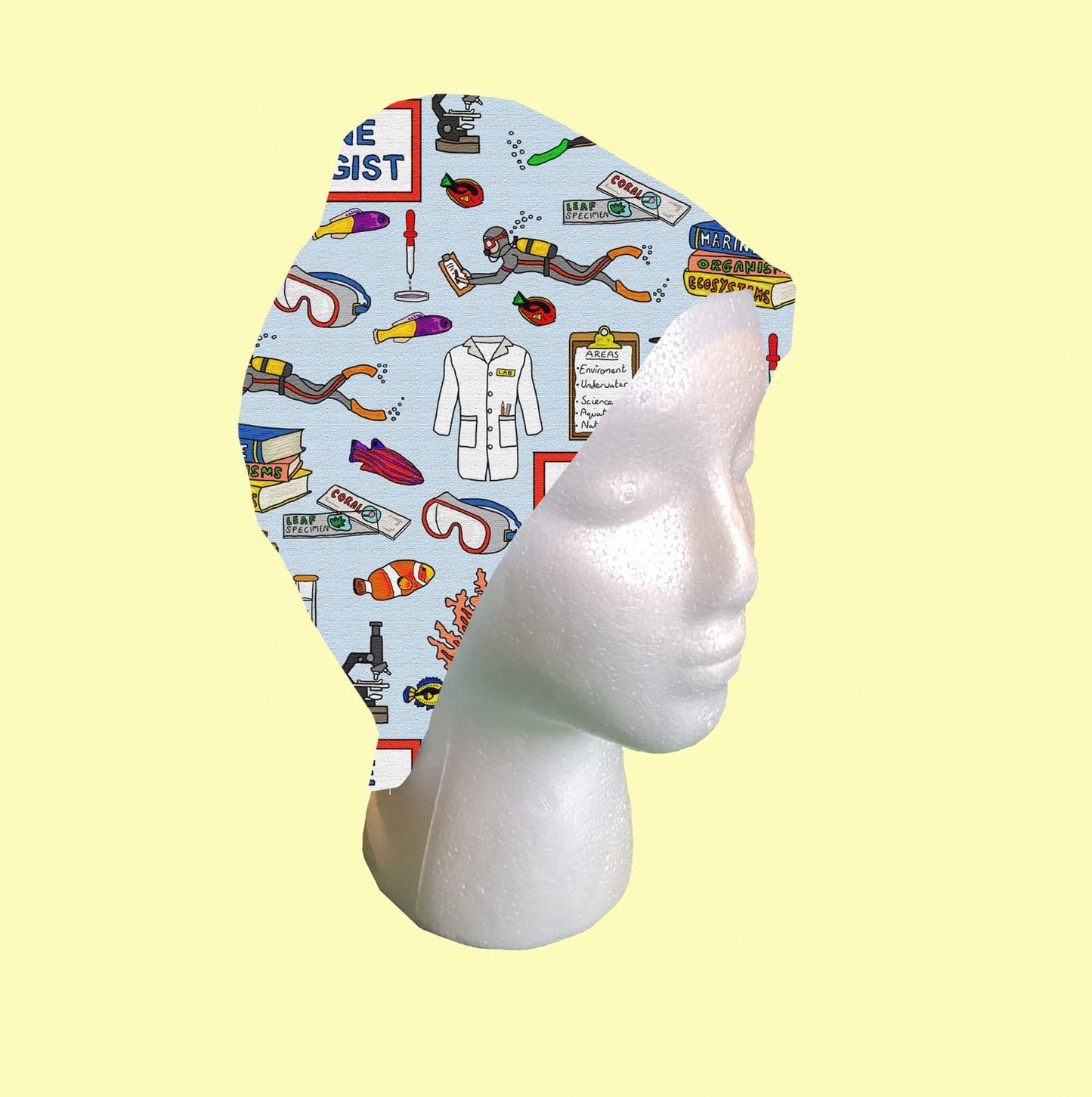 Marine Biologist Scrub Cap by Selina-Jayne