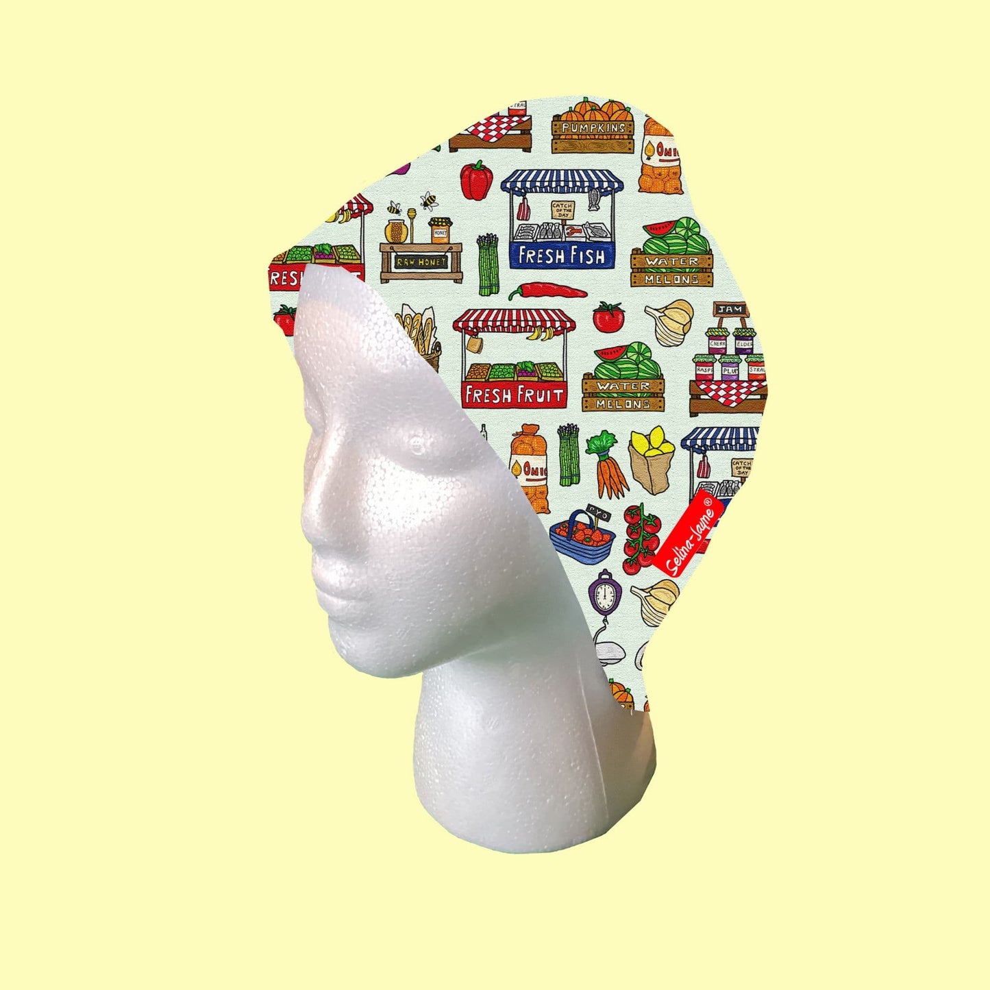 Market Day Scrub Cap by Selina-Jayne