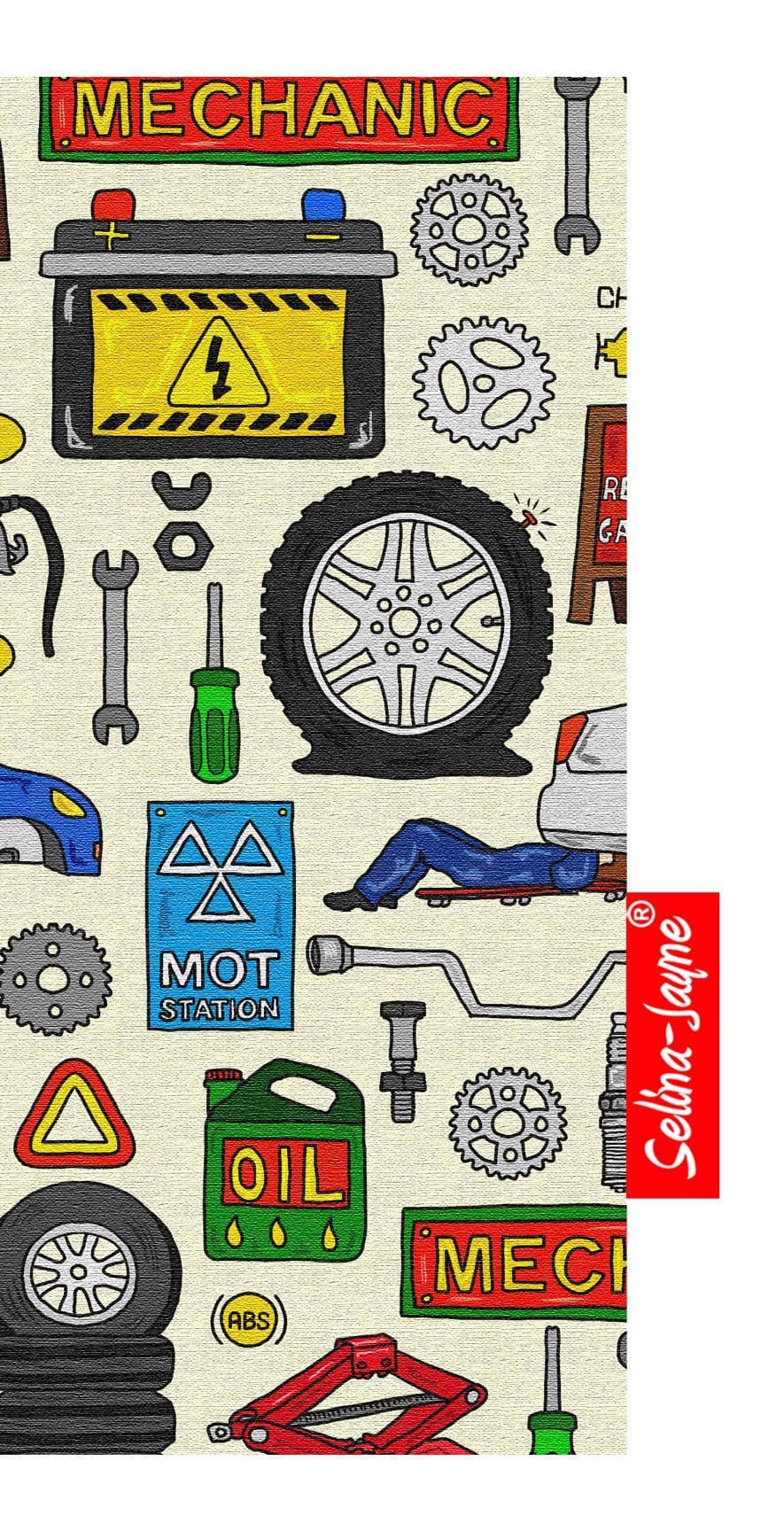 Mechanics Soft Glasses Case by Selina-Jayne