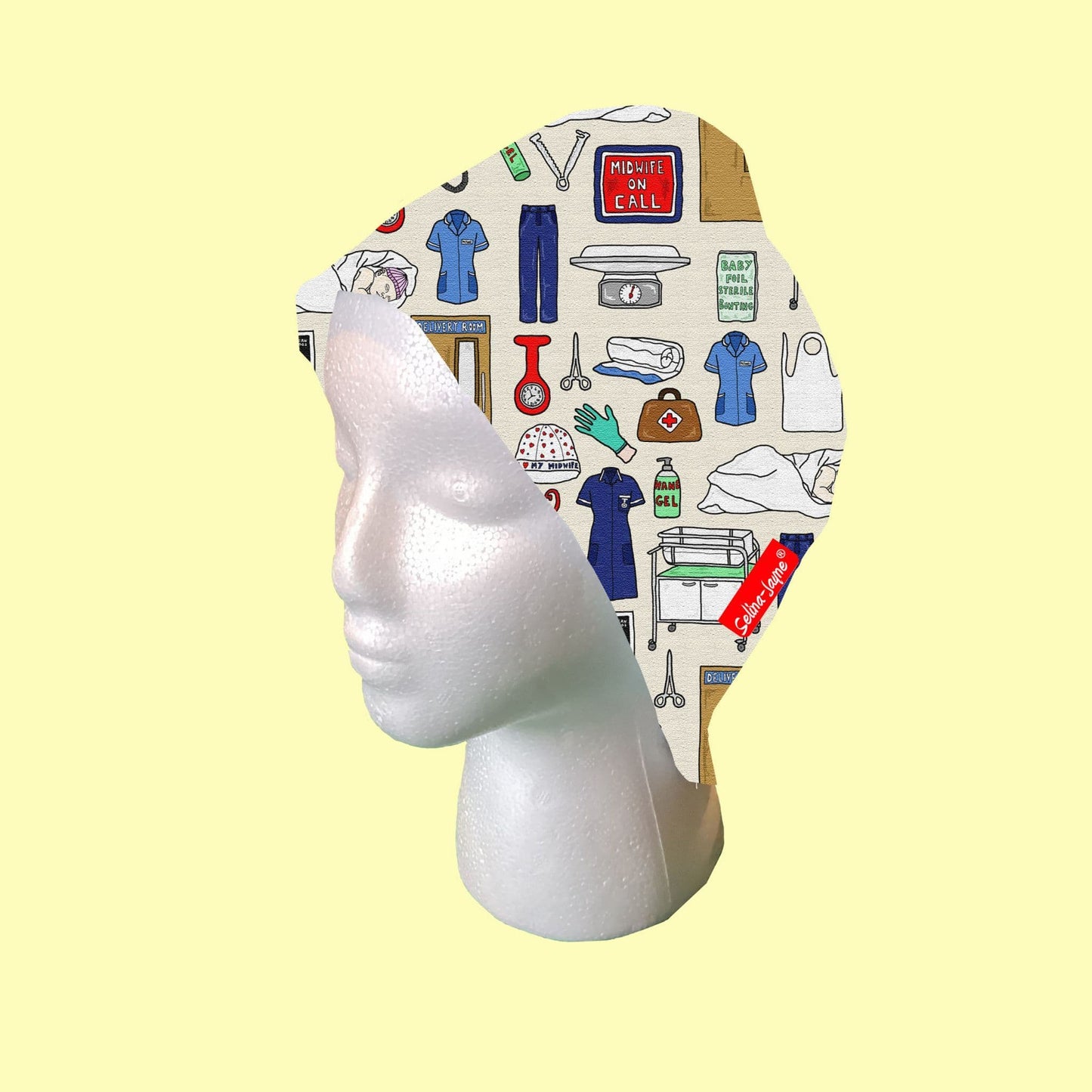 Midwife Scrub Cap by Selina-Jayne