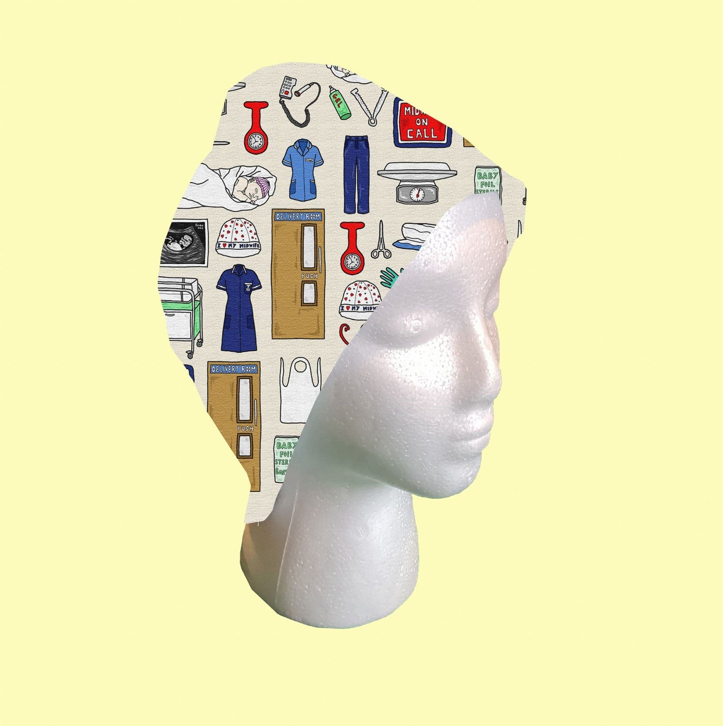 Midwife Scrub Cap by Selina-Jayne