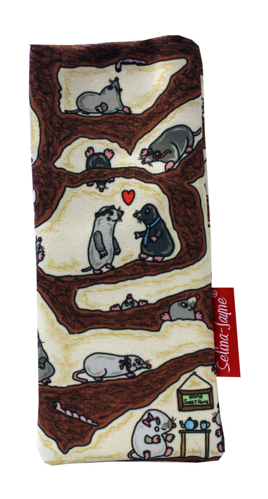 Moles Soft Fabric Glasses Case by Selina-Jayne