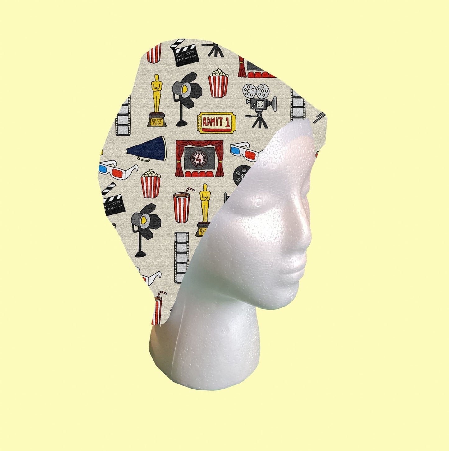 Movies Scrub Cap by Selina-Jayne