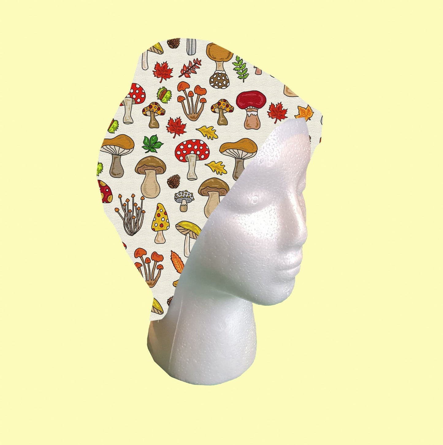 Mushrooms Scrub Cap by Selina-Jayne