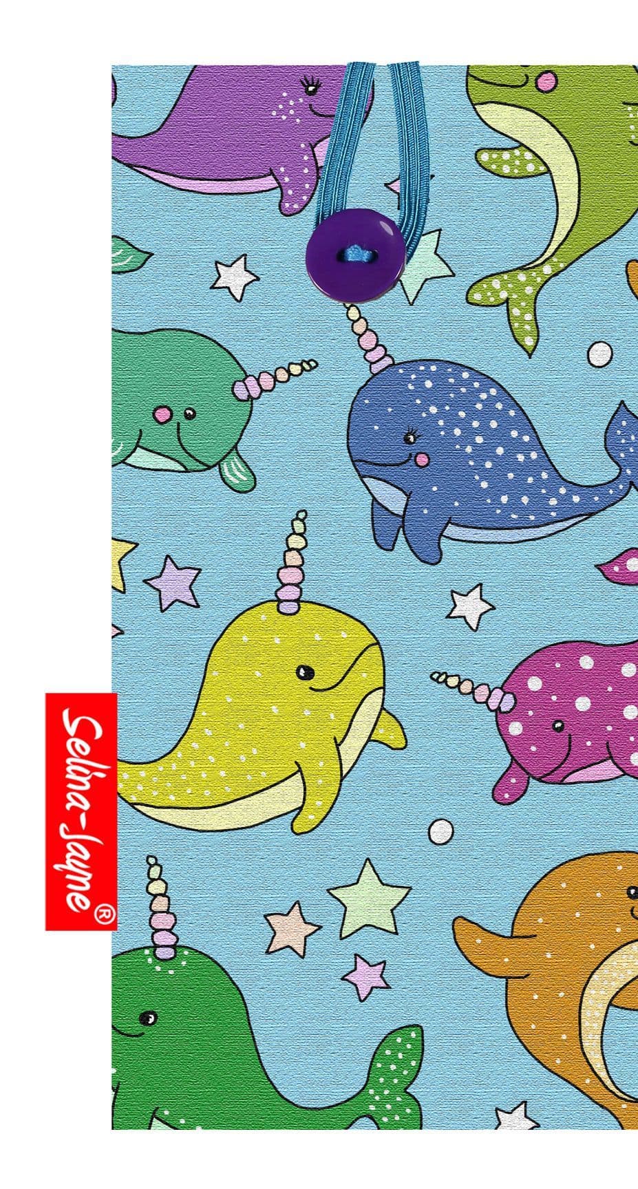 Narwal Soft Glasses Case by Selina-Jayne