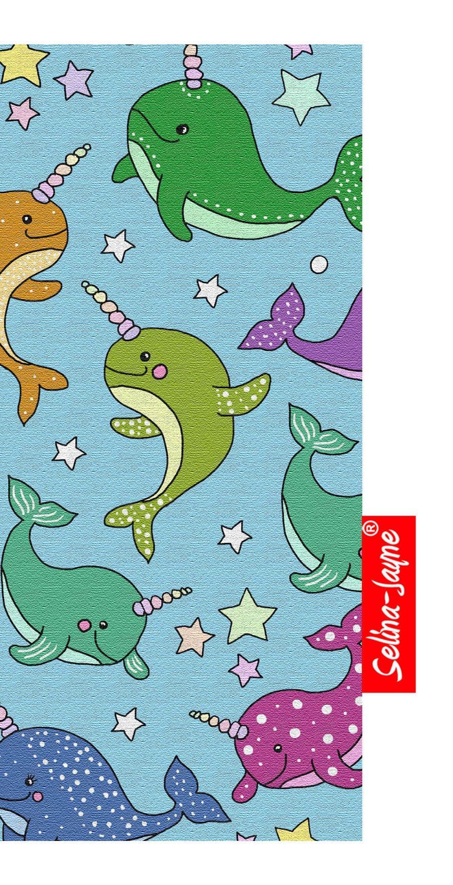 Narwal Soft Glasses Case by Selina-Jayne