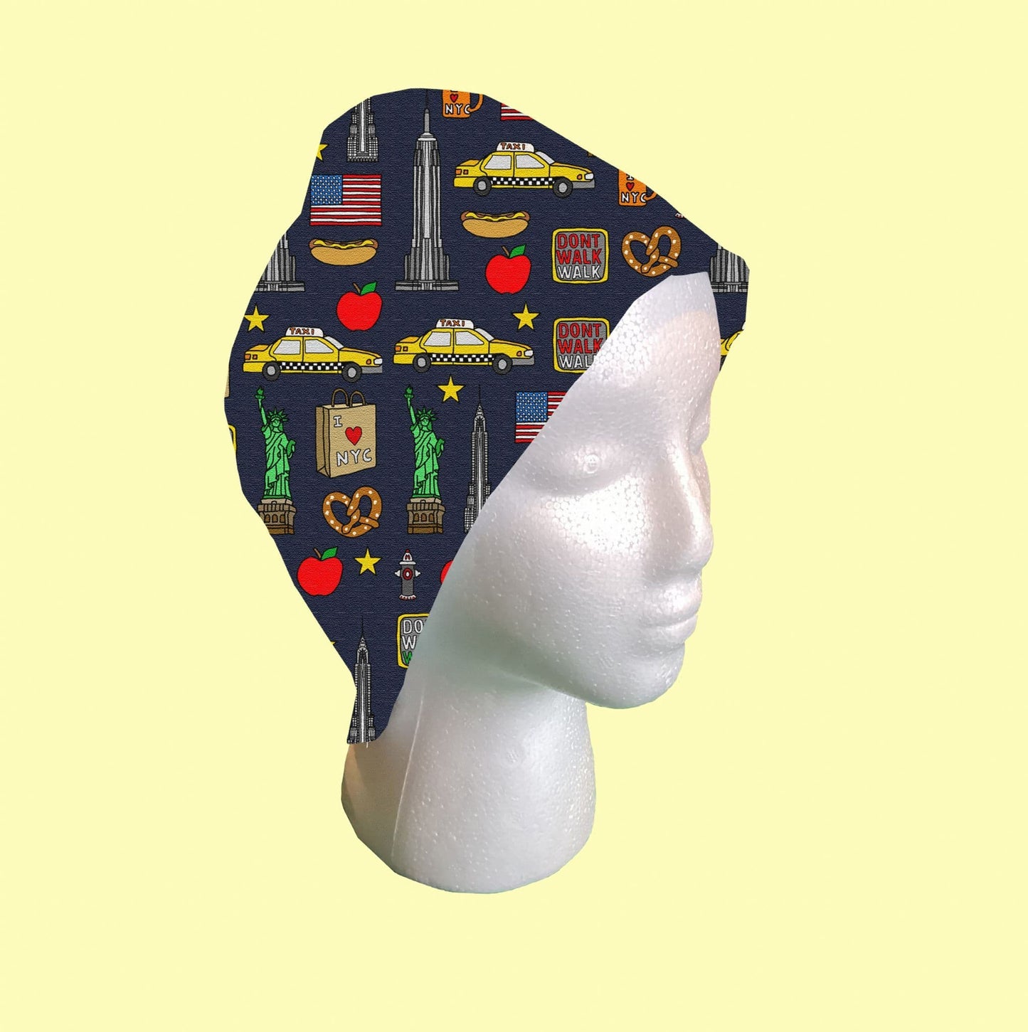 New York City Scrub Cap by Selina-Jayne
