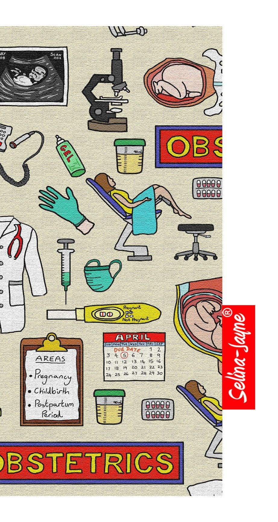 Obstetrician Soft Glasses Case by Selina-Jayne