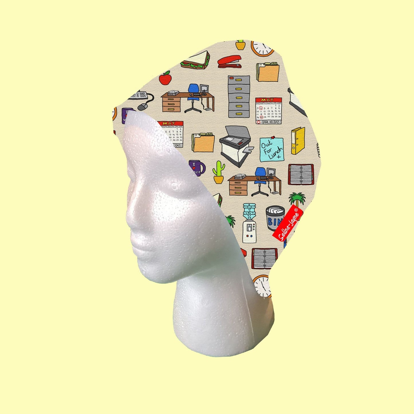 Office Scrub Cap by Selina-Jayne