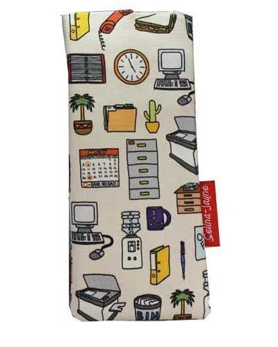 Office Soft Glasses Case by Selina-Jayne