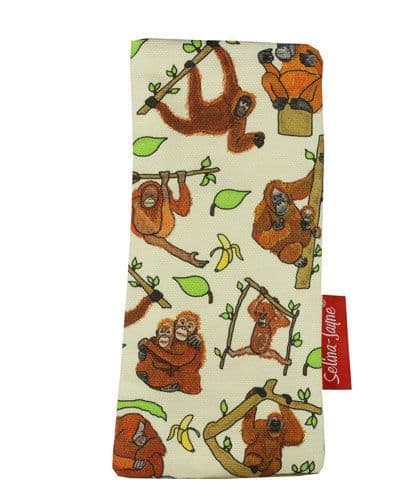 Orangutan Soft Glasses Case by Selina-Jayne