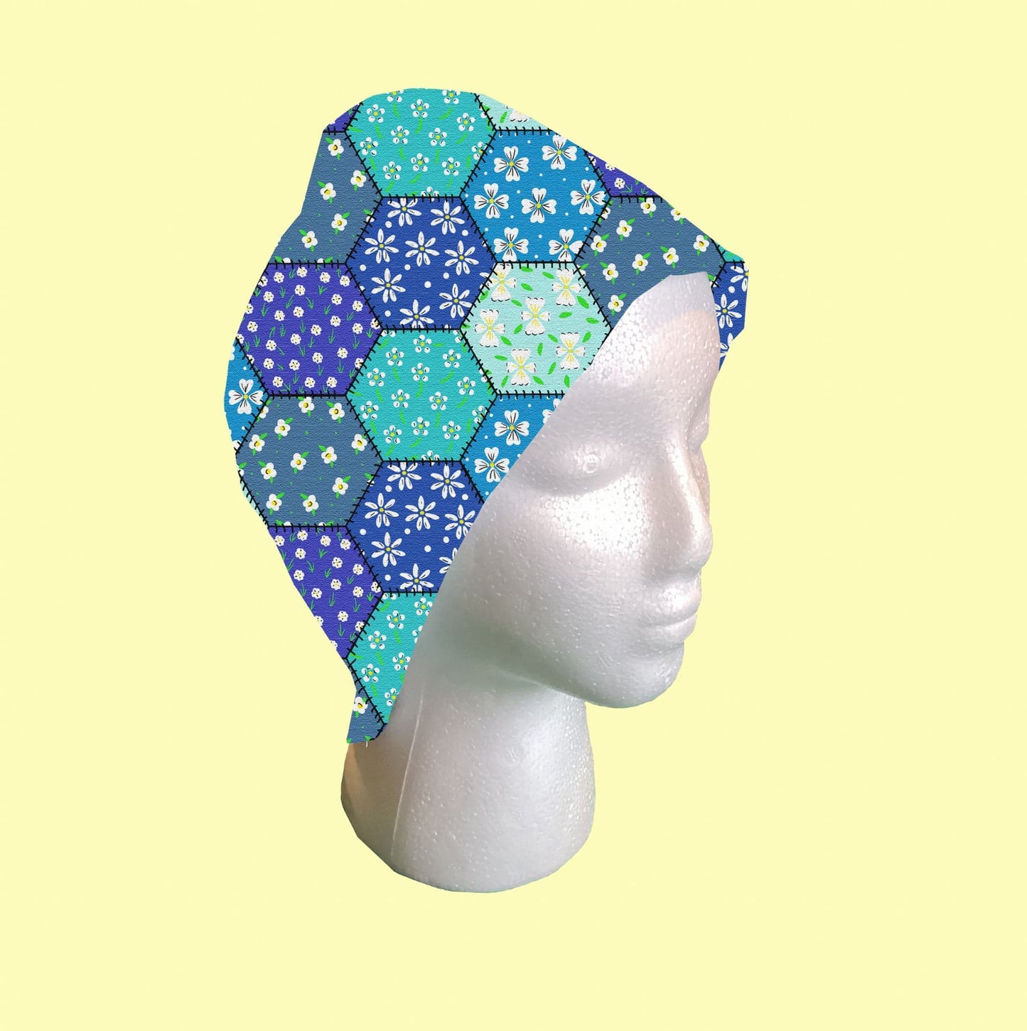 Patchwork Scrub Cap by Selina-Jayne
