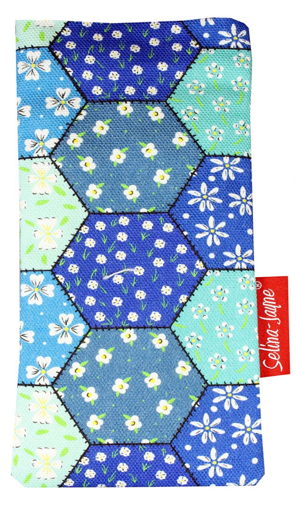 Patchwork Soft Glasses Case by Selina-Jayne