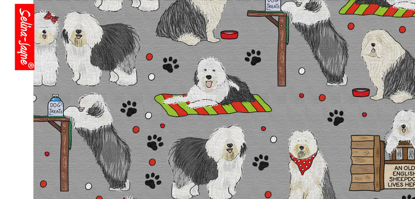 Old English Sheepdog Pencil Case by Selina-Jayne