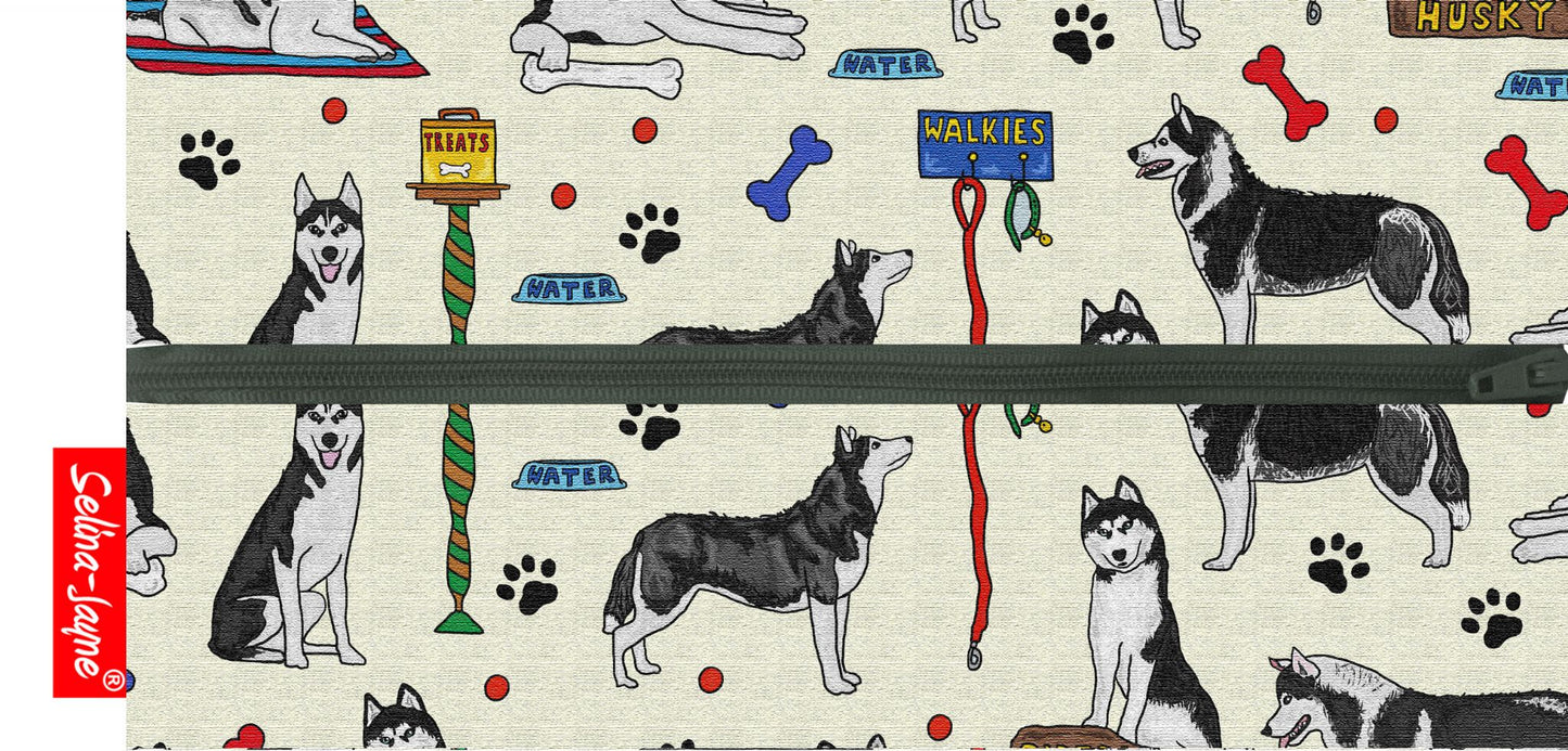 Siberian Husky Dog Pencil Case by Selina-Jayne