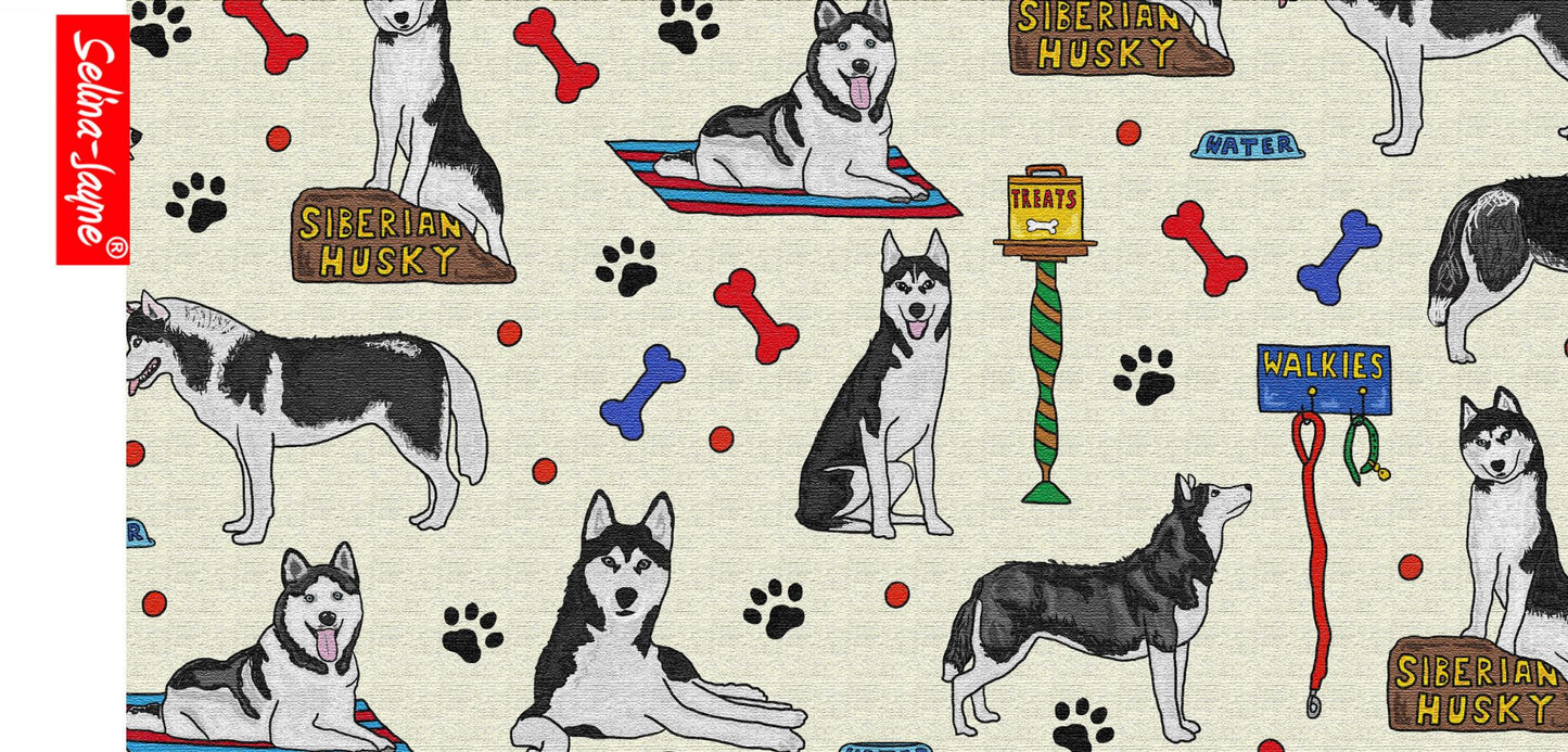 Siberian Husky Dog Pencil Case by Selina-Jayne